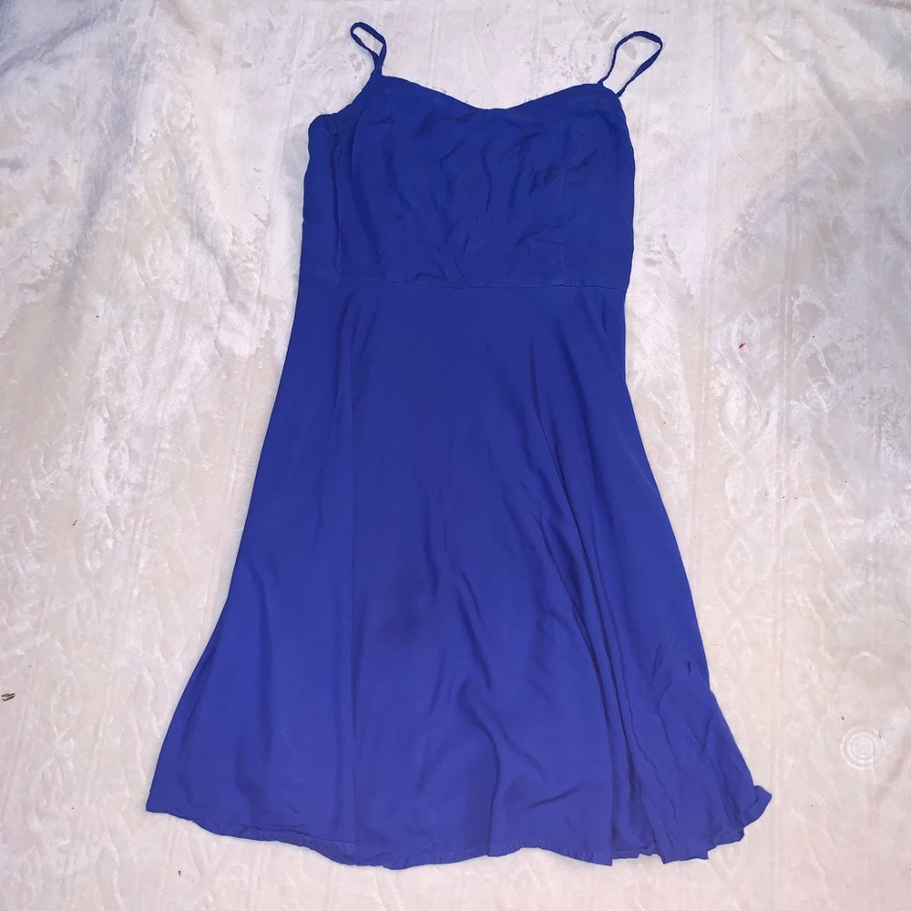 Blue dress